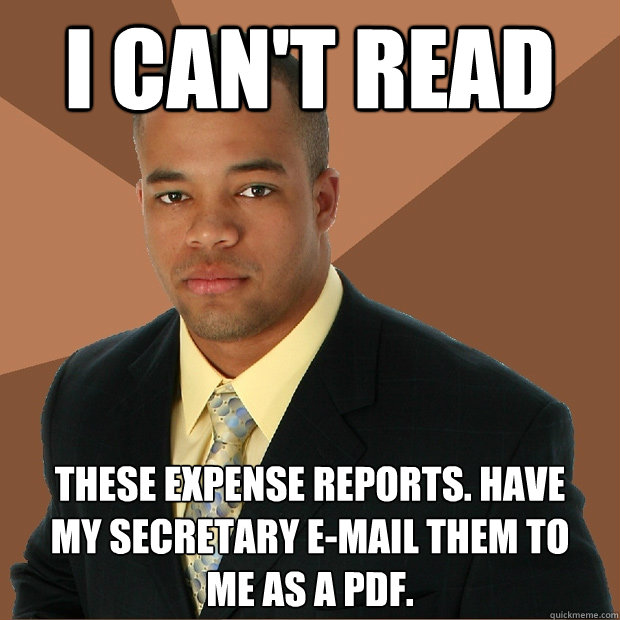 i can't read these expense reports. have 
my secretary e-mail them to 
me as a PDF.  Successful Black Man
