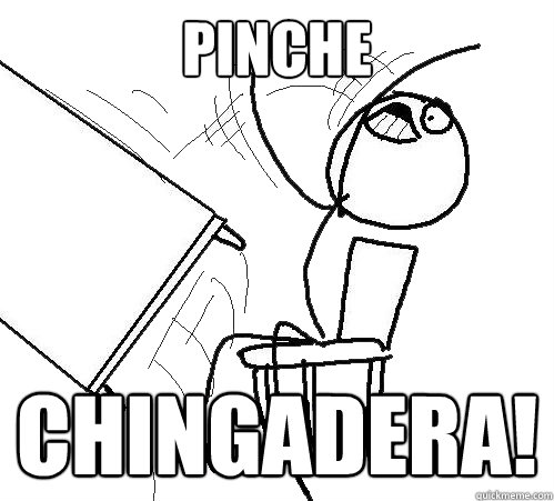 PINCHE CHINGADERA! - PINCHE CHINGADERA!  Flip A Table