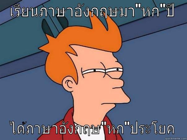 เรียนภาษาอังกฤษมา