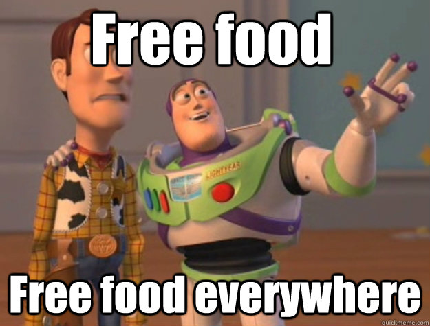 Free food Free food everywhere - Free food Free food everywhere  Pinks everywhere