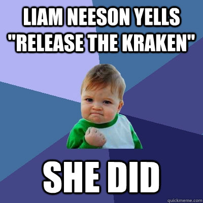 Liam Neeson yells 