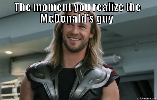 THE MOMENT YOU REALIZE THE MCDONALD'S GUY  SLIPPED YOU AN EXTRA MCNUGGET Misc