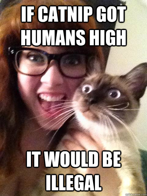 If Catnip got humans high It would be illegal  