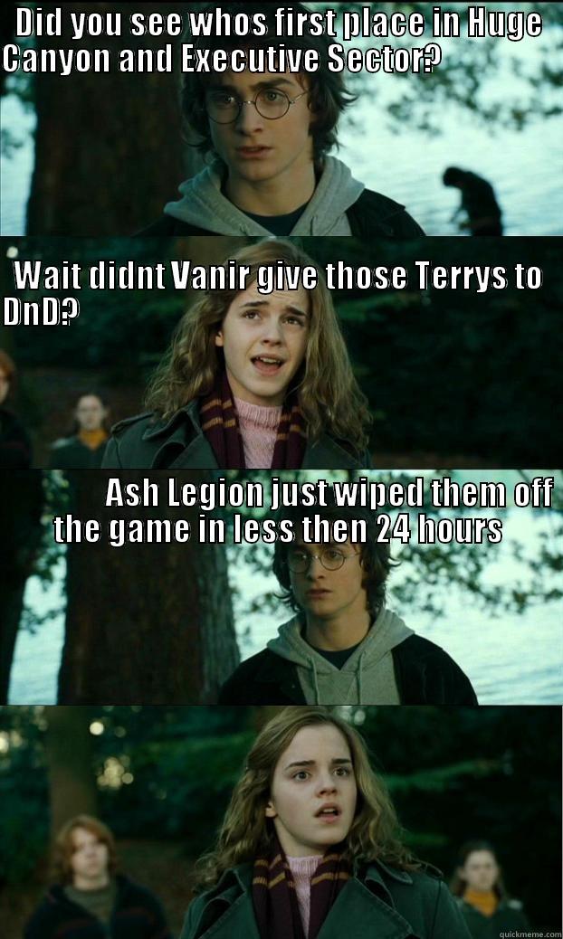 DID YOU SEE WHOS FIRST PLACE IN HUGE CANYON AND EXECUTIVE SECTOR?                                                                                                                                                                                                Horny Harry