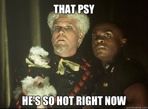 That Psy  he's So hot right now  Hes So Hot Right Now