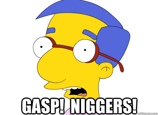  Gasp!  Niggers!  