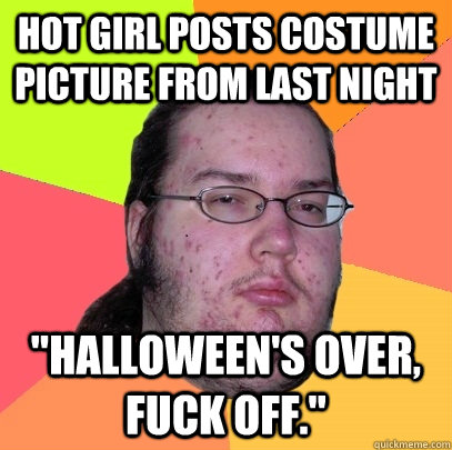 Hot girl posts costume picture from last night 