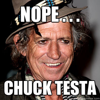 NOPE . . . CHUCK TESTA - NOPE . . . CHUCK TESTA  Keith Testa