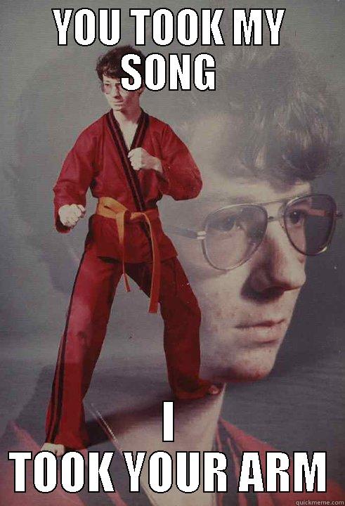 YOU TOOK MY SONG I TOOK YOUR ARM Karate Kyle