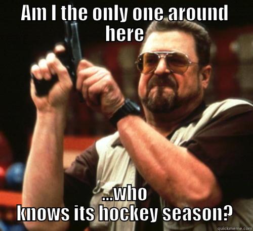 AM I THE ONLY ONE AROUND HERE ...WHO KNOWS ITS HOCKEY SEASON? Am I The Only One Around Here