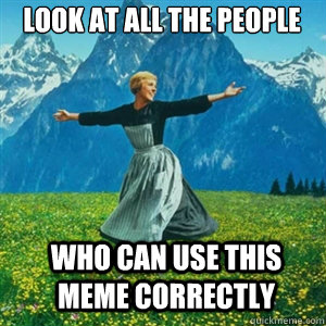 Look at all the people Who can use this meme correctly  And look at all the fucks I give
