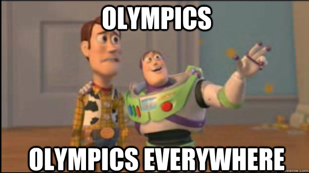 olympics olympics everywhere  Buzz and Woody
