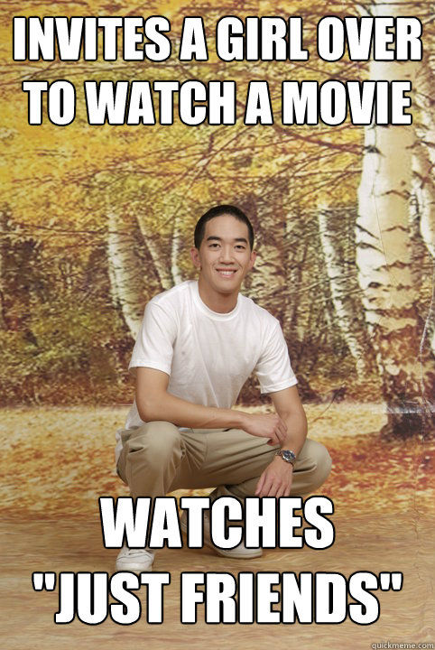invites a girl over to watch a movie watches    