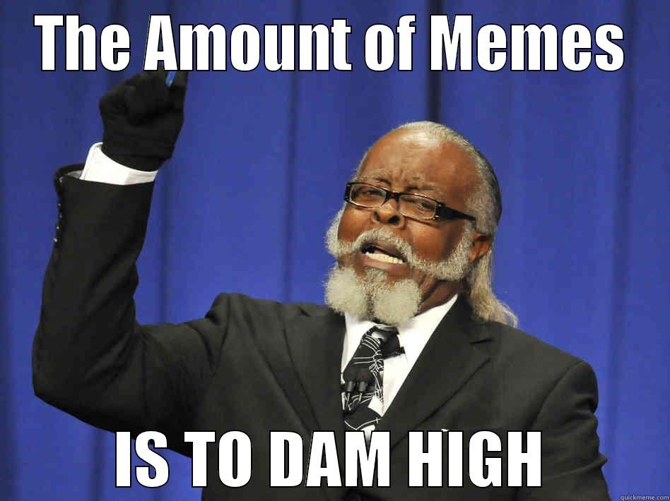 MEME TO DAM HIGH - THE AMOUNT OF MEMES IS TO DAM HIGH Misc