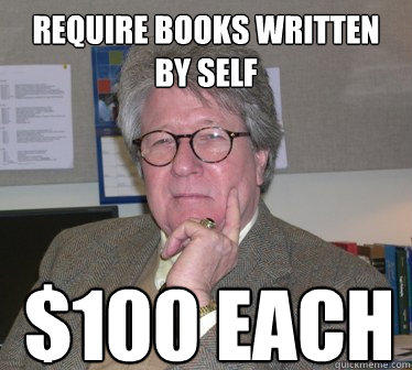 require books written by self $100 EACH  