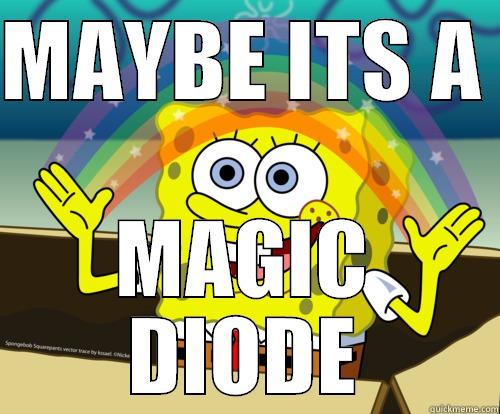 MAYBE ITS A  MAGIC DIODE Spongebob rainbow