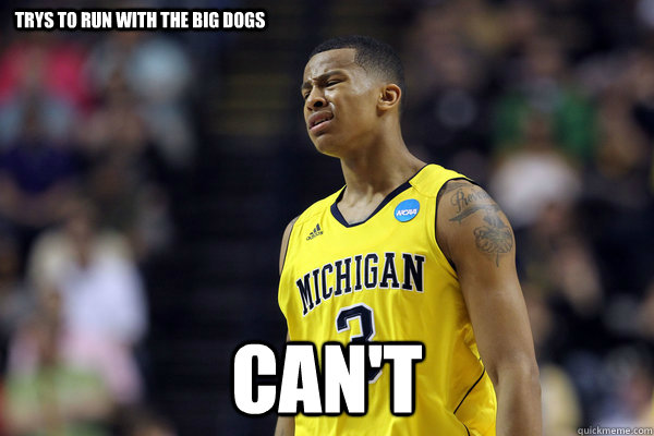 Trys to run with the Big Dogs Can't - Trys to run with the Big Dogs Can't  Trey Burke