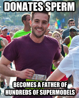 donates sperm becomes a father of hundreds of supermodels  Ridiculously photogenic guy