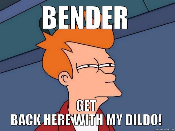 BENDER GET BACK HERE WITH MY DILDO! Futurama Fry