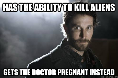 has the ability to kill aliens  gets the doctor pregnant instead  