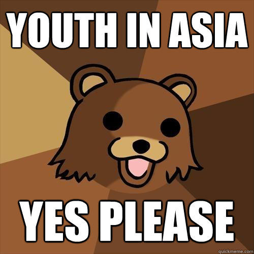 youth in asia yes please - youth in asia yes please  Pedobear