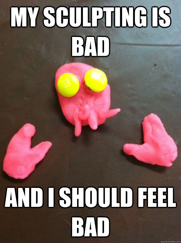 My sculpting is bad and i should feel bad - My sculpting is bad and i should feel bad  Play-Doh Zoidberg