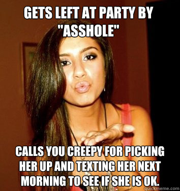 Gets Left at Party by 