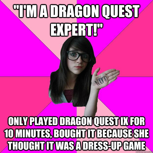 dragon quest expert!quot; Only played dragon quest IX for 10 