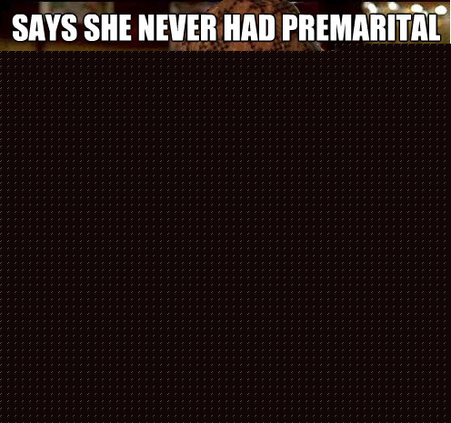 Says she never had PreMarital Sex. caught her getting freaky in the alley way with a co worker.  Scumbag Christian Girl