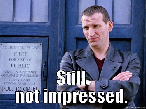 The ninth doctor -  STILL NOT IMPRESSED. Misc