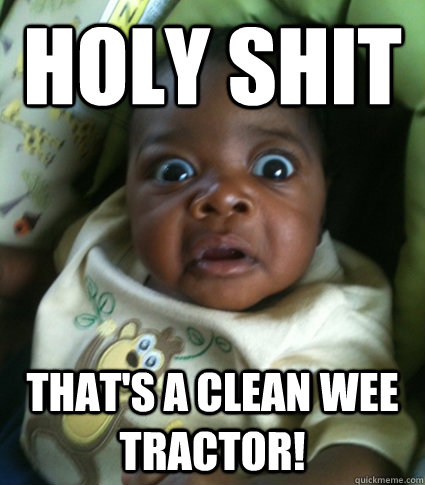 holy shit that's a clean wee tractor!  