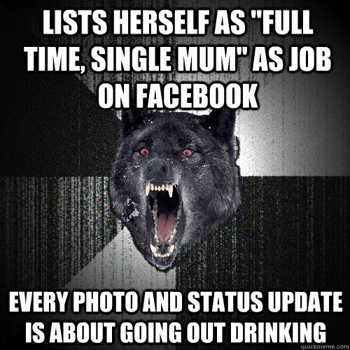 Lists herself as 