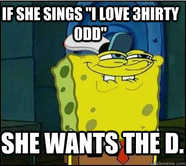 if she sings 