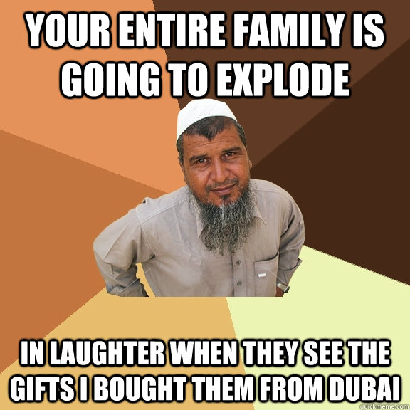 YOUR ENTIRE FAMILY IS GOING TO EXPLODE in laughter when they see the gifts i bought them from dubai  Ordinary Muslim Man