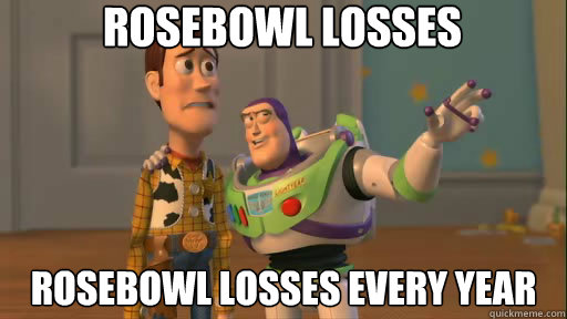 Rosebowl losses Rosebowl losses every year  Everywhere