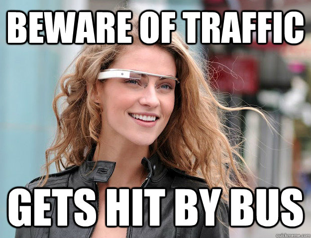 Beware of Traffic Gets Hit By Bus  