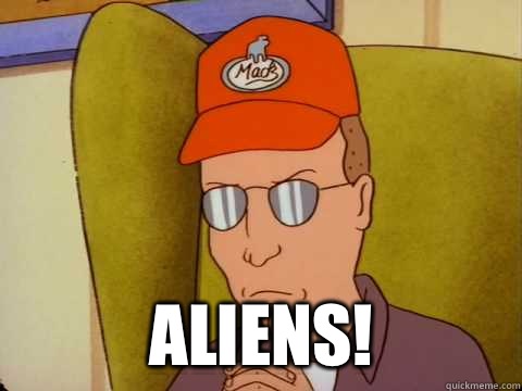  Aliens!  Dale Gribble