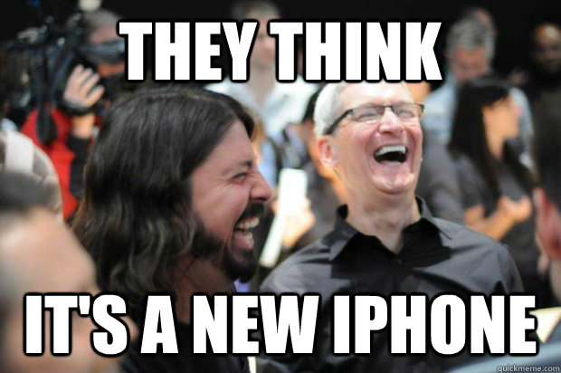 They think It's a new iphone - They think It's a new iphone  Laughing Cook