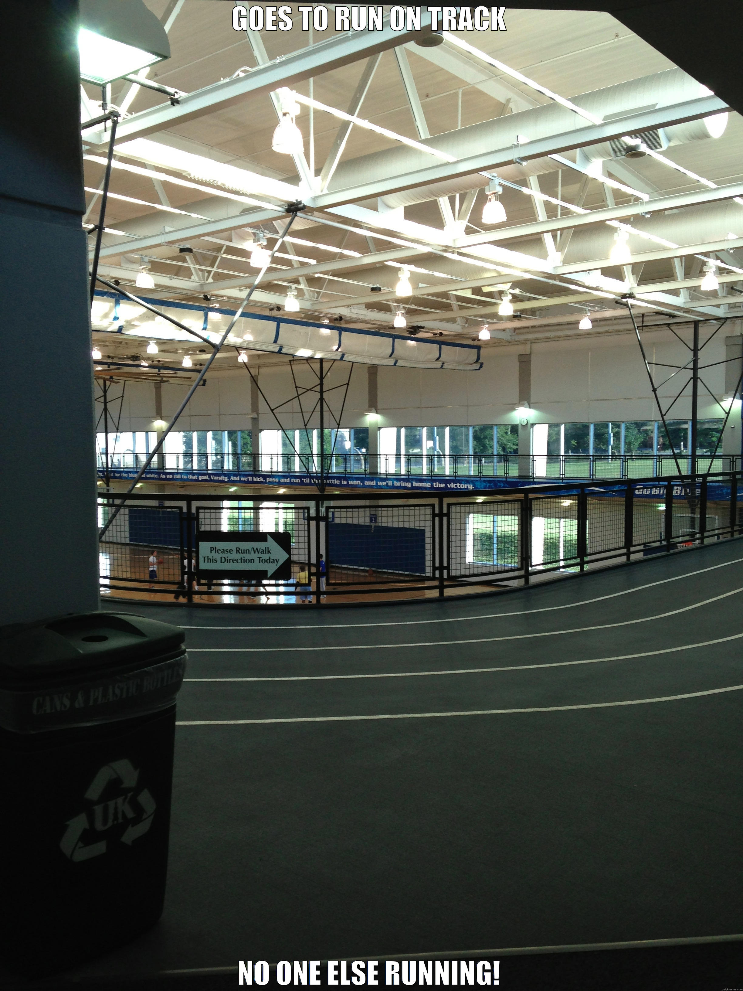 GOES TO RUN ON TRACK NO ONE ELSE RUNNING! Misc