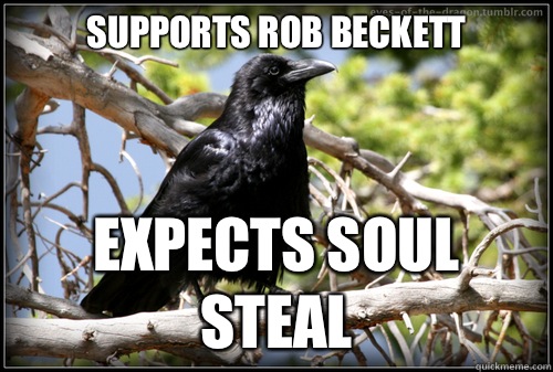 Supports Rob Beckett Expects Soul Steal   Corax Harpy