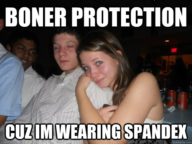boner protection cuz im wearing spandex - boner protection cuz im wearing spandex  Misc