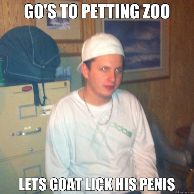 GO'S TO PETTING ZOO LETS GOAT LICK HIS PENIS - GO'S TO PETTING ZOO LETS GOAT LICK HIS PENIS  allen