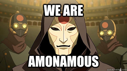 We are Amonamous - We are Amonamous  I finally made the connection