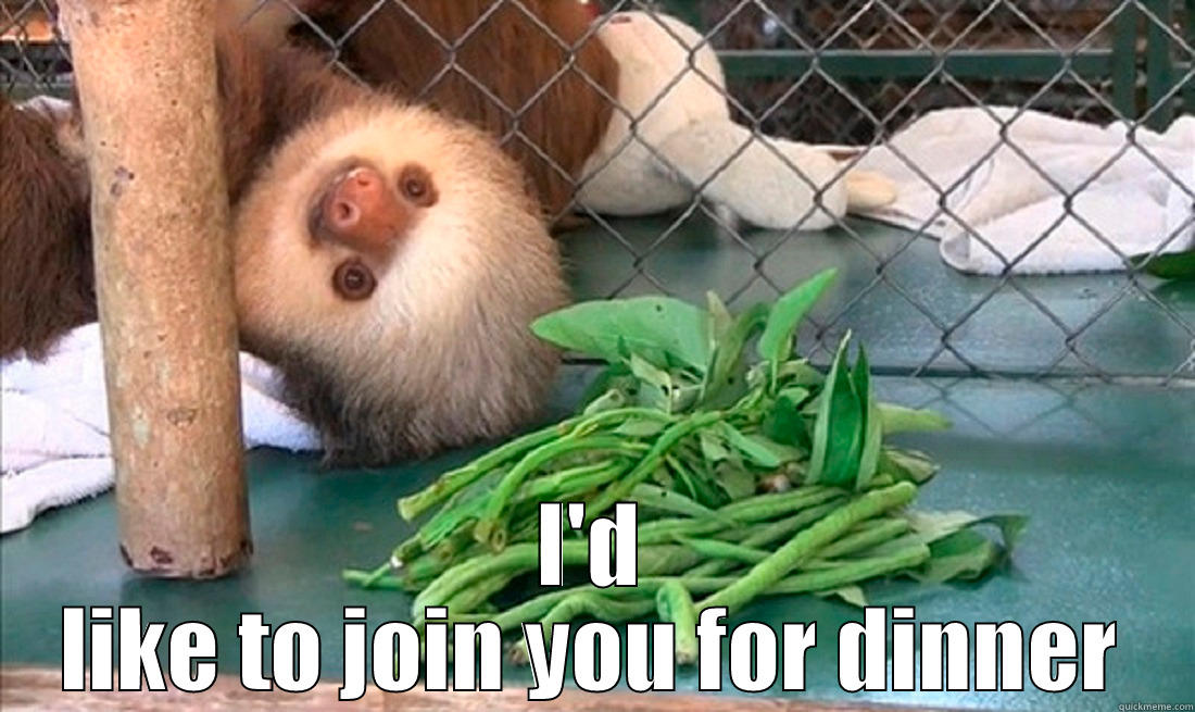 dinner invitation -  I'D LIKE TO JOIN YOU FOR DINNER Misc
