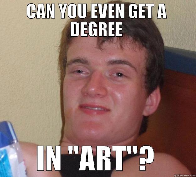 Pontificating Postgrad - CAN YOU EVEN GET A DEGREE IN 