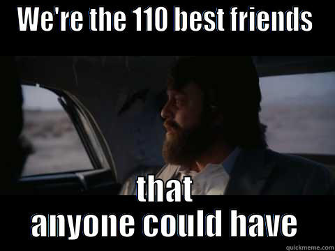 WE'RE THE 110 BEST FRIENDS THAT ANYONE COULD HAVE Misc