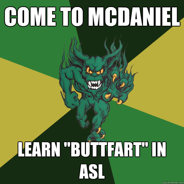 Come to Mcdaniel Learn 