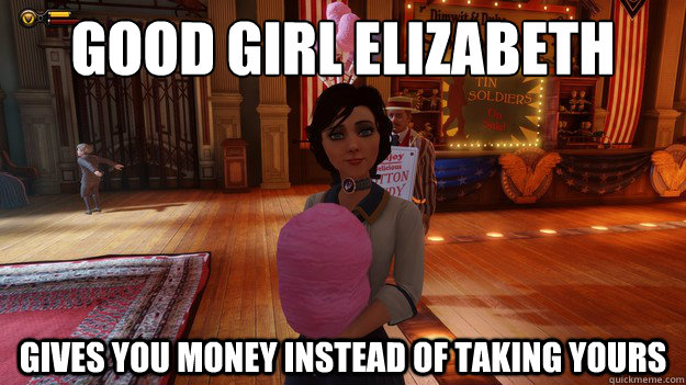 Good girl Elizabeth Gives you money instead of taking yours - Good girl Elizabeth Gives you money instead of taking yours  Good Girl Elizabeth