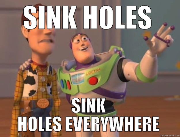 sink holes - SINK HOLES SINK HOLES EVERYWHERE Toy Story