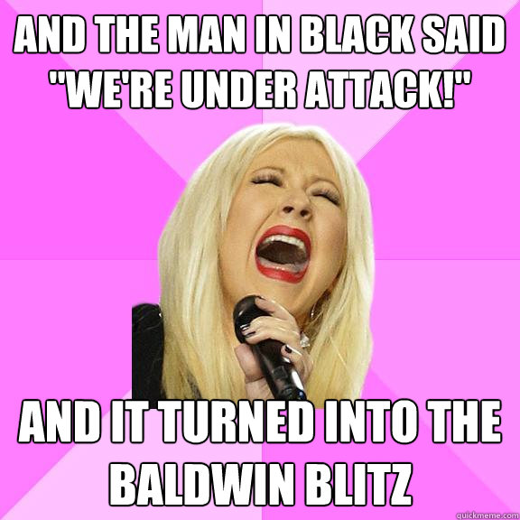 and the man in black said 